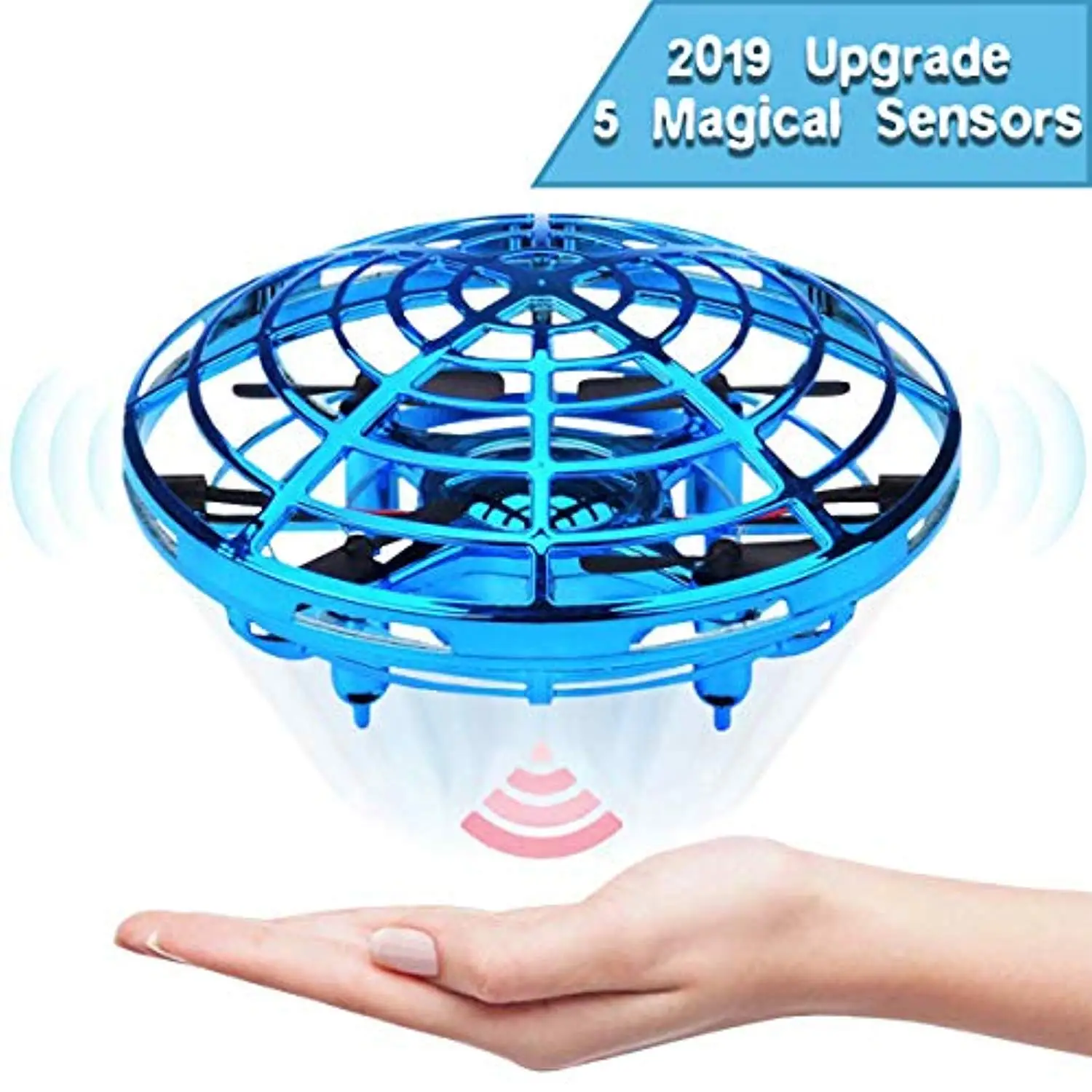 UFO Мини-Дрон для детей 360 Тур автоматическое обнаружение препятствий светодиодный светильник инфракрасный индукционный интерактивный Летающий игрушечный