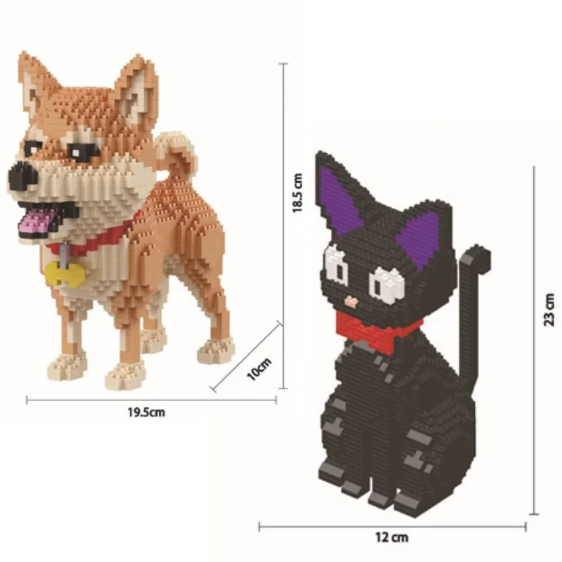 Мини конструкторов в милые Косплей Shiba Лисья Секретная служба (Inu модель