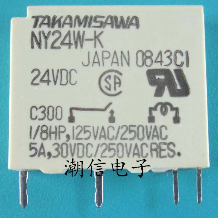 NY24W-K 24VDC 4 фута 5A