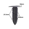 KE LI MI Car Trunk Trim Panel Fastener Clip Push in Shield Retainer 8mm Plastic Rivet Auto Parts ► Photo 3/6