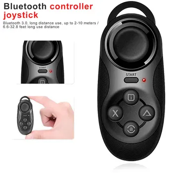 

Mini Gamepad Bluetooth Gamepads Game Controller Joystick Selfie Remote Shutter Wireless Mouse for iOS Android Smartphone TV Box