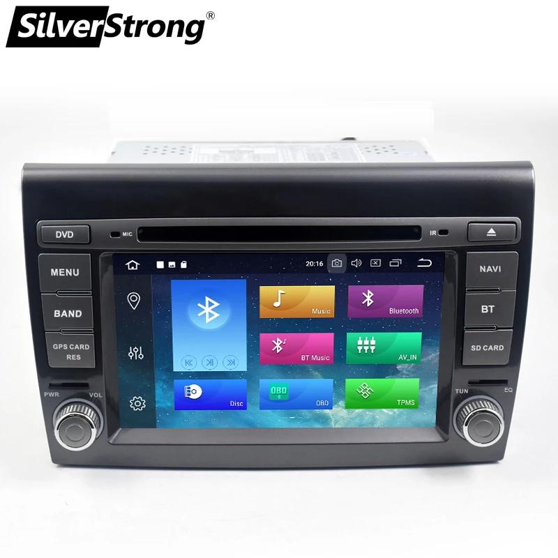 Top SilverStrong 2 Din Android9.0 4G 64G Car DVD Player 7