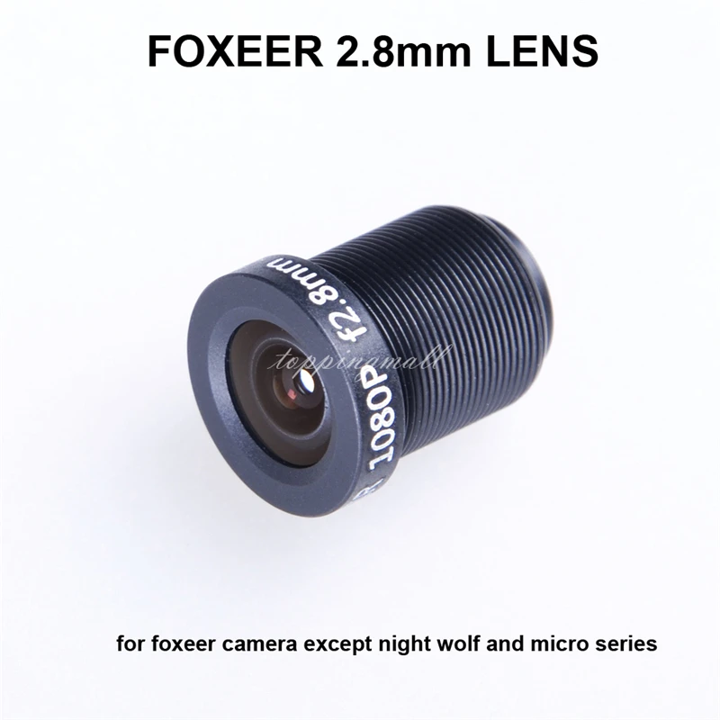 2.8mm lens Foxeer запасная камера Широкоугольный объектив 1,8 мм M8 объектив/5MP 1,8 мм 2,5 мм/2,1 мм/Mix 2 для стрел/хищника/микро камеры - Цвет: 2.8mm lens