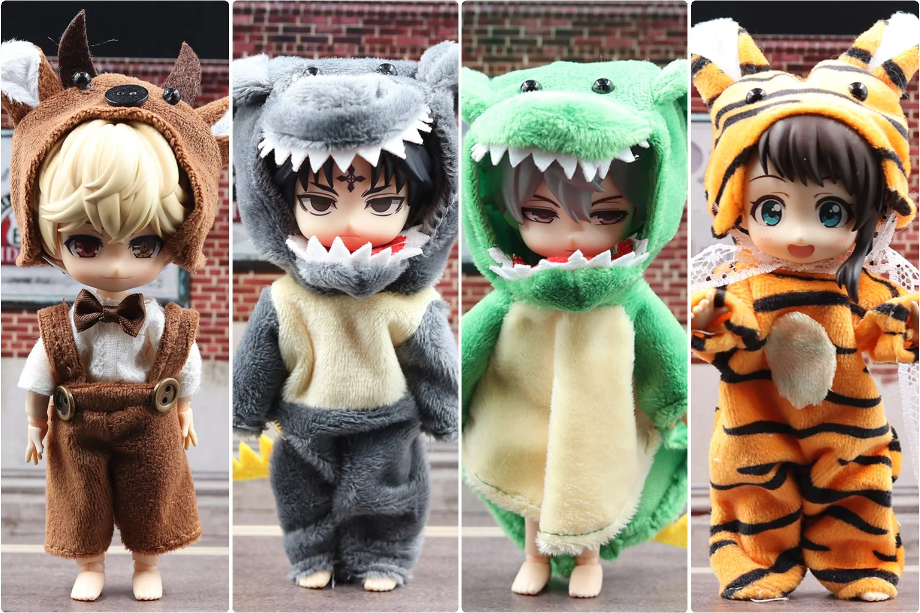 Кукла DDF Молли BJD YMY body9 COS динозавр корова Кукла-Тигр Одежда | Игрушки и хобби