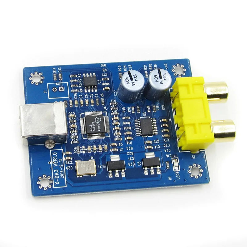 SA9227+PCM5102A 32BIT/384KHZ Asynchronous USB Audio decoder DAC HIFI Sound Card Decoder | Электроника