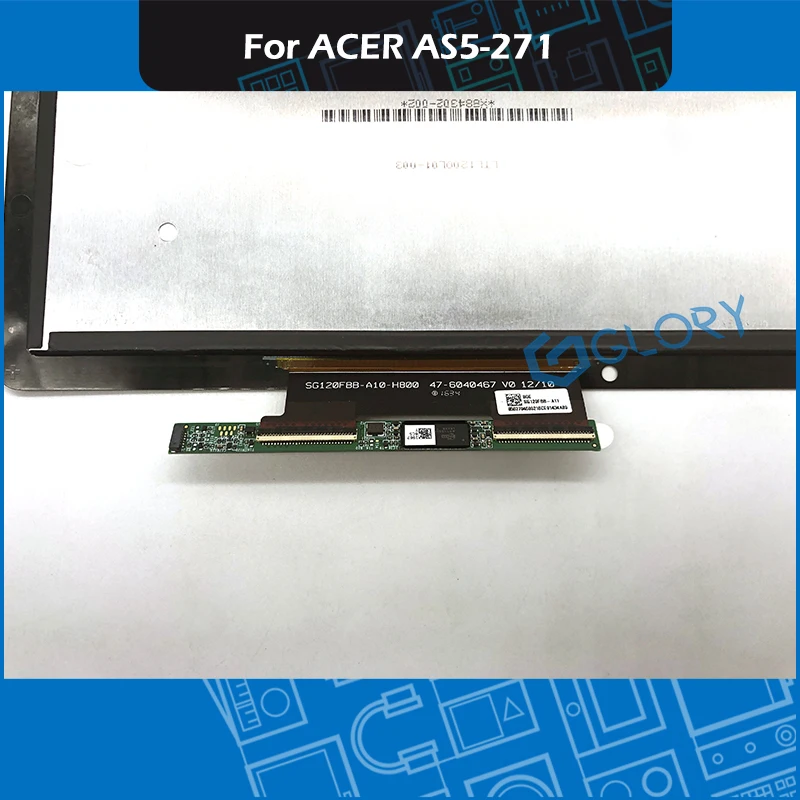 N16P3 ЖК-экран дигитайзер в сборе для ACER SA5-271 переключатель Alpha 12 комплект сенсорного экрана Замена