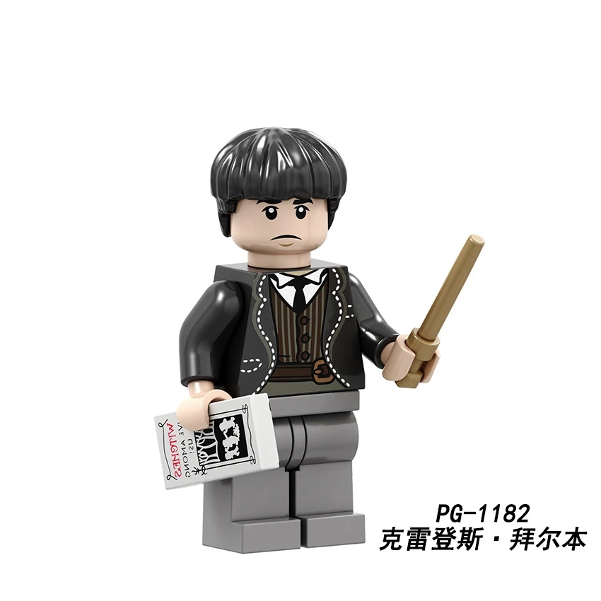 PG1182 Серия Harry Figures, Рон Гермиона Добби, Moody Voldemort, Дамблдор Малфой, строительные блоки, фильм, фигурка животного, детские игрушки - Цвет: PG1182