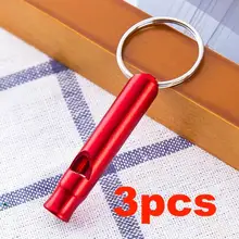 1/2/3 pcs Outdoor Metal Multifunction Whistle Pendant With Keychain Keyring For Outdoor Survival Emergency Mini size whistles 1/2/3 pcs Outdoor Metal Multifunction Whistle Pendant With Keychain Keyring For Outdoor Survival Emergency Mini size whistles