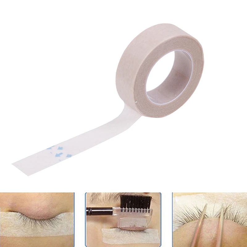 

1Rolls Adhesive Tape False Lashes Patch Medical Tape Eyelash Extension Lint Free Eye Pads White Paper Under Patches Tool