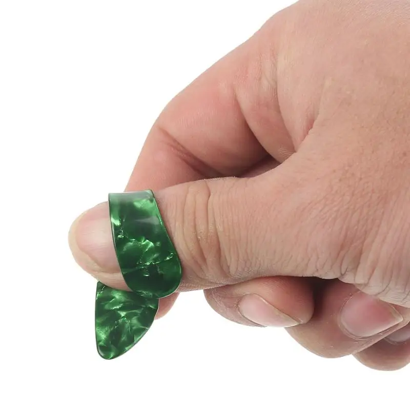 

2 Piece Thumb Finger Guitar Picks Celluloid Mediator Thumb Pick For Acoustic Electric Guitar Thickness 1.5mm Guitar Accessories