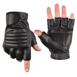 Перчатки для велоспорта, регулируемый искусственная кожа, уличные защитные перчатки, велосипедные перчатки для верховой езды, аксессуары