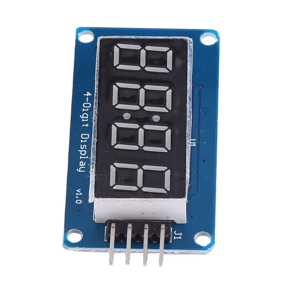 TM1637 светодиодный модуль дисплея для Arduino 7 сегментный 4 бита 0,36 дюймов часы красный анод цифровая трубка четыре последовательных платы драйвера пакет