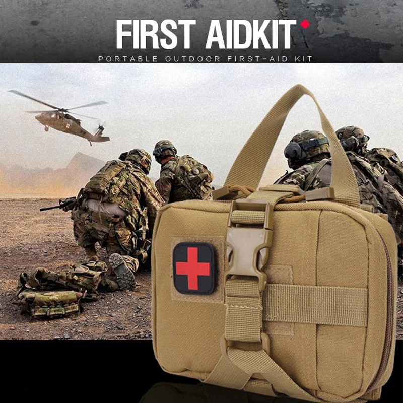 Multifunction Hunting Bags Emergency First Aid Bag Survive Kit Tactical Molle Belt Waist Bag Military Medical EMT Waist Pack Bag