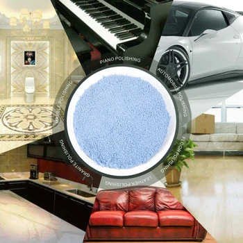 

Disc Polishing Pad Waxing Microfiber Blue 5 Inch Replacement Parts Car Auto
