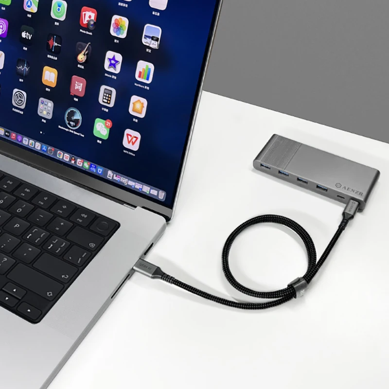 USB4 Ʈ 4 ̺ 100W 8K @ 60Hz USB C-USB C 40Gbps,   PD ̺ ƺ е SSD EGPU Ÿ C ̾
