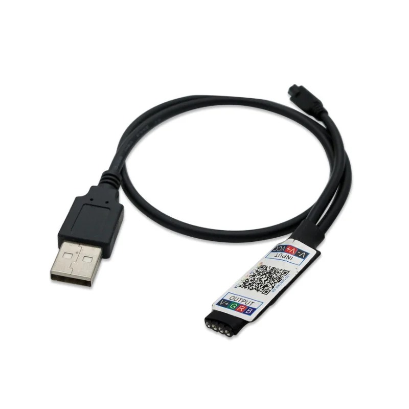 USB кабельная полоса bluetooth 4,0G Светодиодная лента RGB контроллер мобильное приложение умный музыкальный контроллер DC5V-24V Android IOS управление