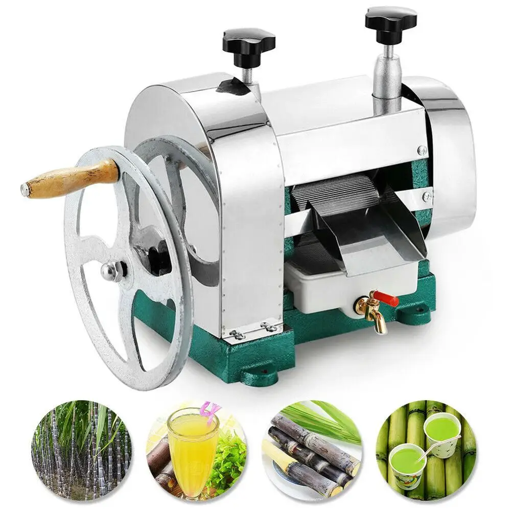 304ss 50kg/h Commercial Manual Sugarcane Juicer Sugar Cane Grind Press Machine Extractor