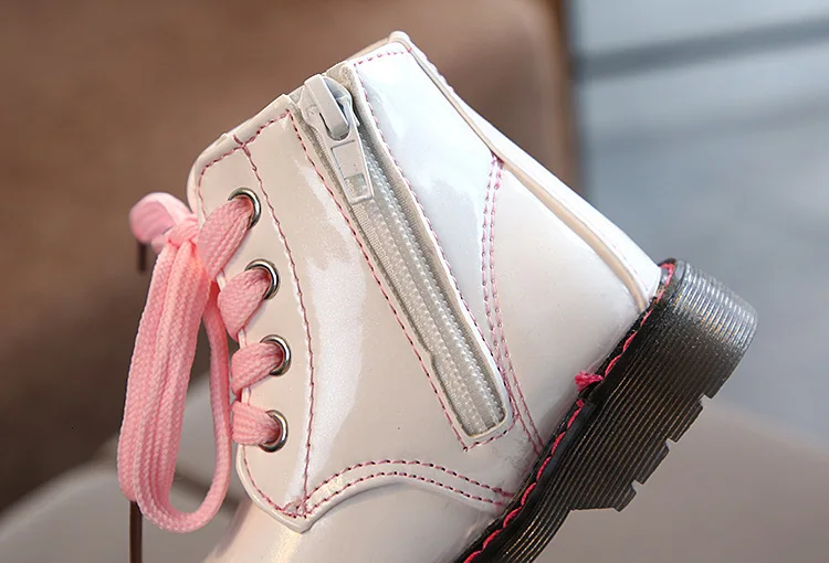 New Children Martin Girls Kids Boots Catamite Short Baby Increase Down Waterproof Cotton-padded Shoes Tide Botas