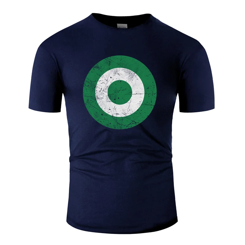 Men-Navy Blue Забавная одежда, дышащая футболка с Нигерийским флагом в Военном Стиле, Повседневная футболка с короткими рукавами, футболка с надписью Crazy хип-хоп - Цвет: Men-Navy Blue