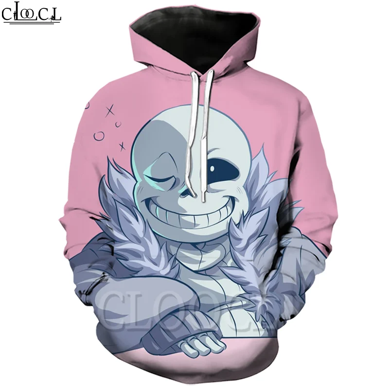 Толстовка CLOOCL Games Undertale Sans для женщин и мужчин свитшоты в стиле Харадзюку 3D принт