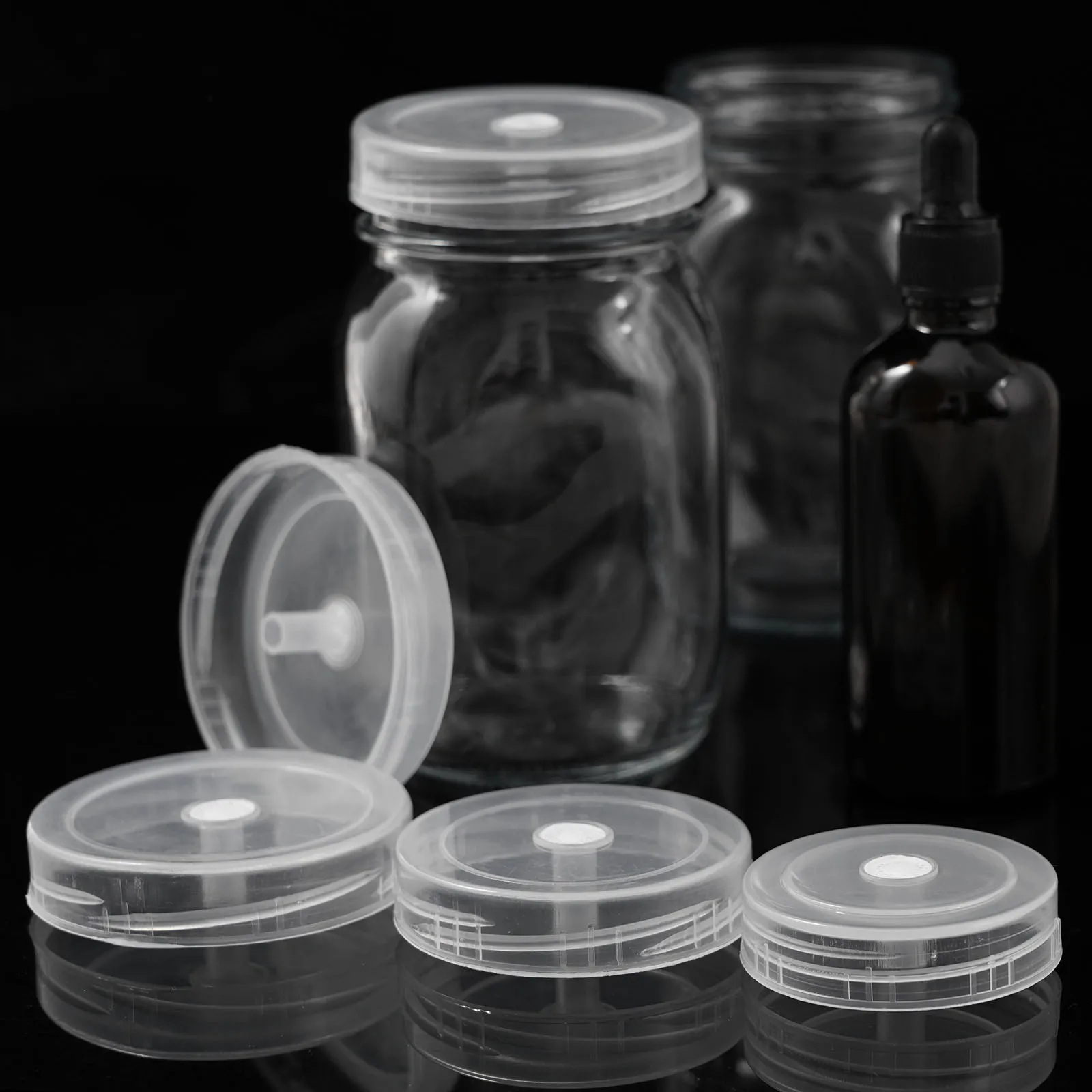 20 шт Пластик бактерии культура тканей растений бутылочные крышки сад для