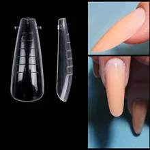 

Poly Nail Gel Builder Almond False Nails Art Dual Form Tips Gel Extension Upper Forms For Nails Tips Mould Acrylic Manicure Tool