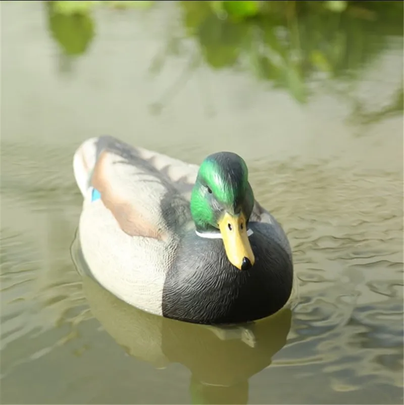 

1pc RC duck plastic simulation duck hunting bait pool decoration duck can install motor injector and other accessories