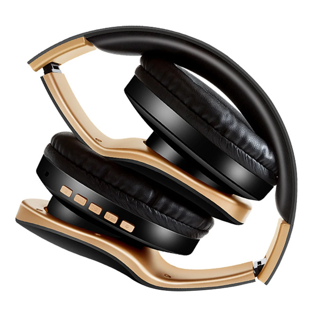 Wireless Bluetooth 5 0 Heavy Bass Headphone HiFi Stereo Sport Headset with Mic