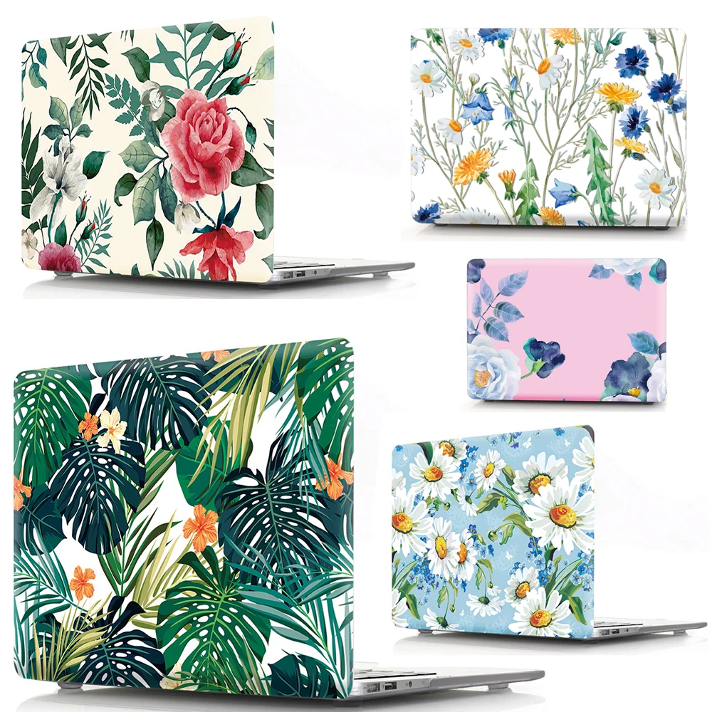 For Apple Macbook Air 11 13/Macbook 12/Pro 13 15 16 Charm Flower Laptop Shell Cover Case Pro 16 A2141/Air A2179 A1932 Retina 12