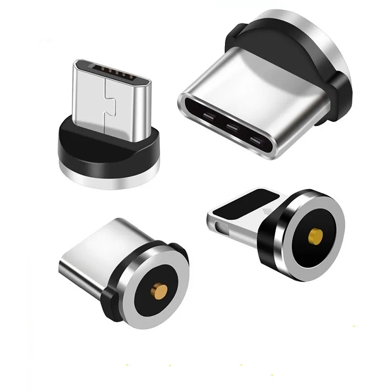 

Metal Magnetic Cable Plug Type C Micro USB C Fast Charger Adapter Phone Microusb Type-C Magnet Charging plugs For Iphone 11 X 8