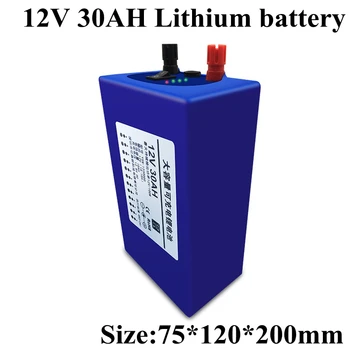

Rechargeable 12V 30Ah Lithium Ion Li-ion Battery Pack 12V 30ah with Bms 3s for Power Tool/backup Laptop/xenon Lamp/+3A Charger