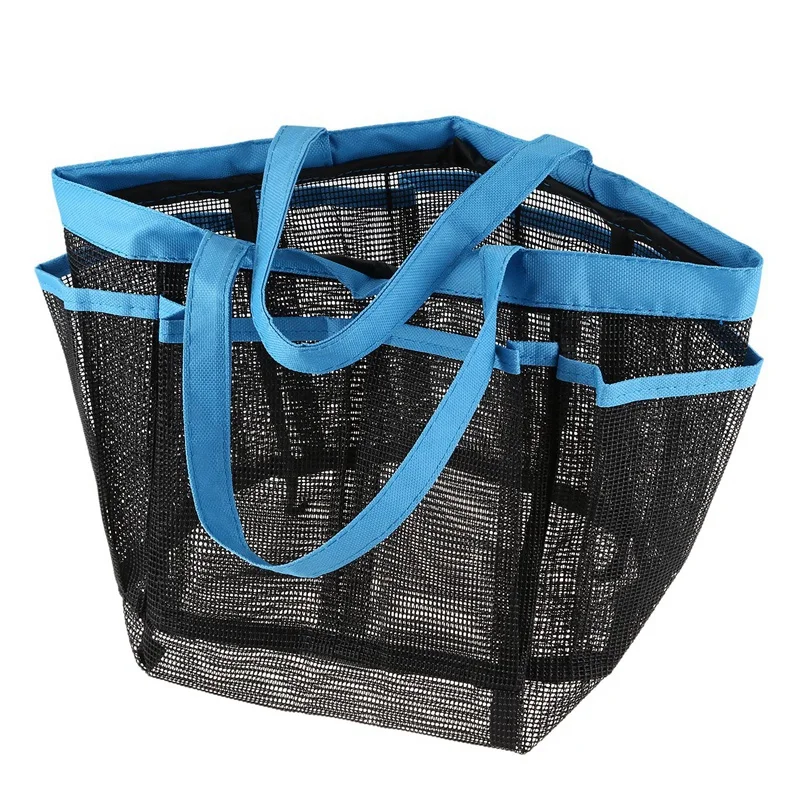 Портативный сетчатый Душ caddy carry organiser 8 боковой карман для хранения caddy Сумка