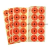 250pcs(25 sheet) 1.5inch Target Pasters Paper Stickers for Air Rifle Gun Shooting Orange ► Photo 2/6