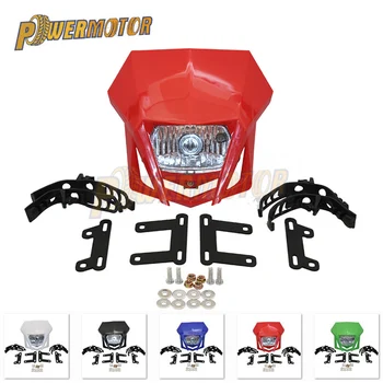 

Motorcycle Headlight Fairing Universal Dirt Bike Head Lamp Motocross for HONDA XR CRF 150 230 250 450 KTM