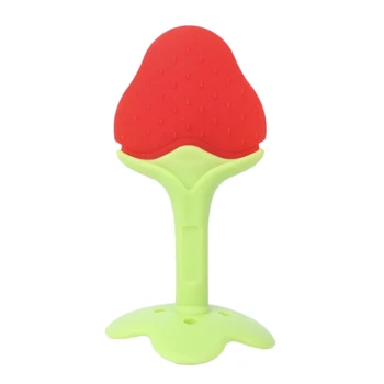 

Baby Silicone Teething Soother Gum Toy Infant Medical Food Grade Fruit Teether DXAD