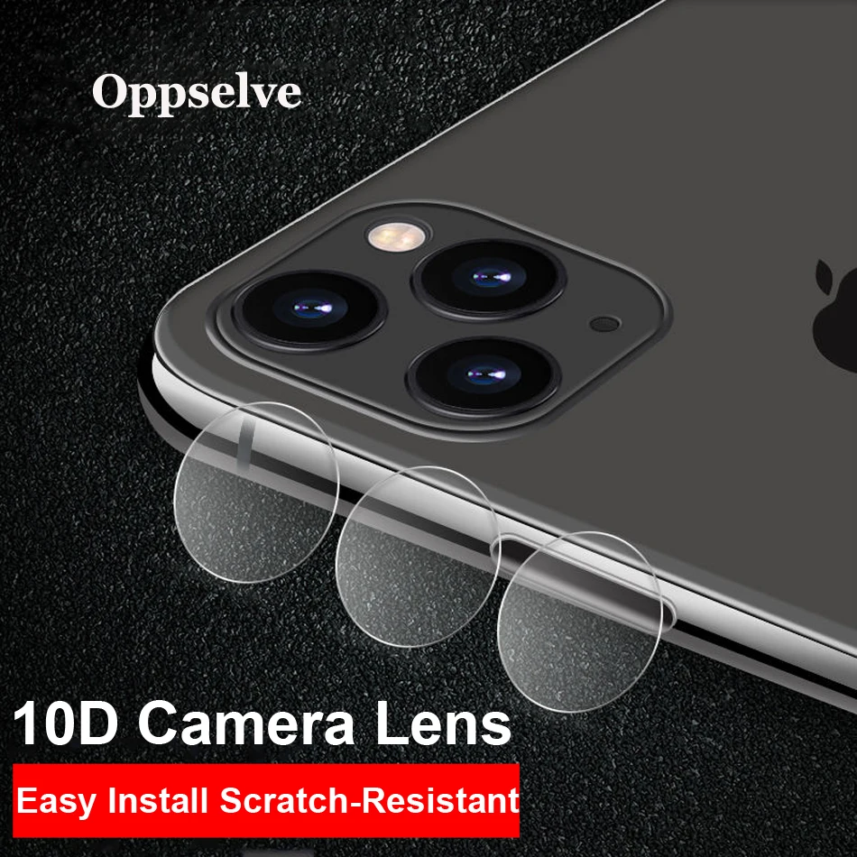 Закаленное стекло для объектива задней камеры iPhone 8 7 Plus XR X XS Max 11 прозрачная
