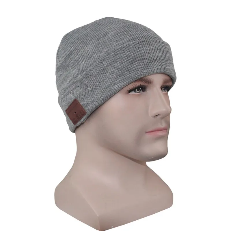 Вязаная Bluetooth гарнитура, Беспроводная Bluetooth шапка, стерео гарнитура, горячая вязка, Bluetooth гарнитура 2 вида стилей