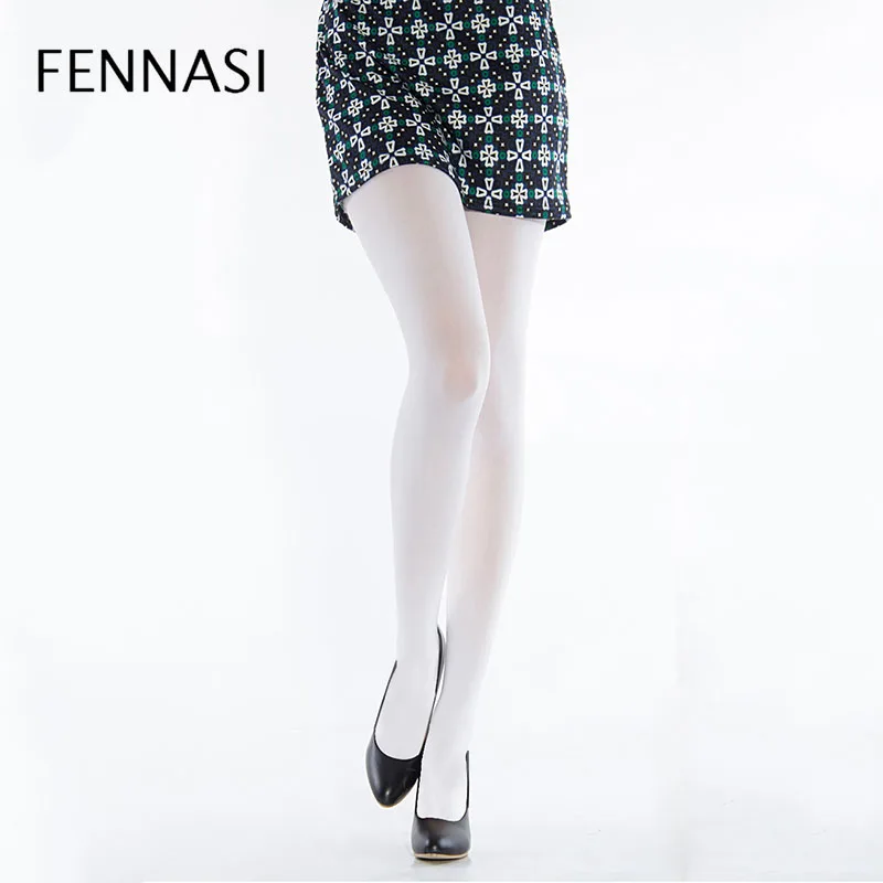 FENNASI милые белые танцевальные колготки женские Лолита Nylons женские цветные колготы компрессионные колготки Теплые черные колготки с завышенной талией