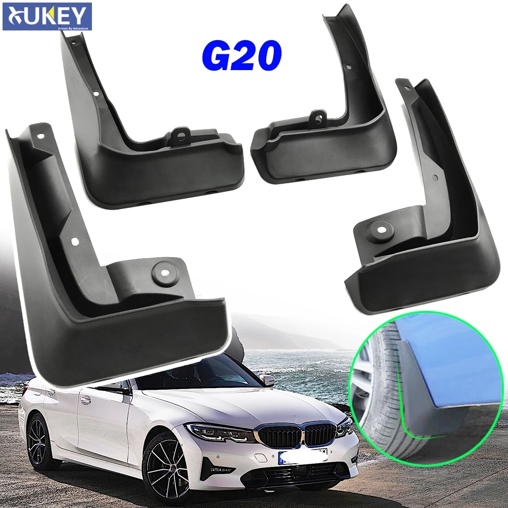 

4Pcs For BMW 3 Series G20 2019-2022 Car Fender Flares Mud Flaps Mudguards Mudflaps Splash Guards Accessories