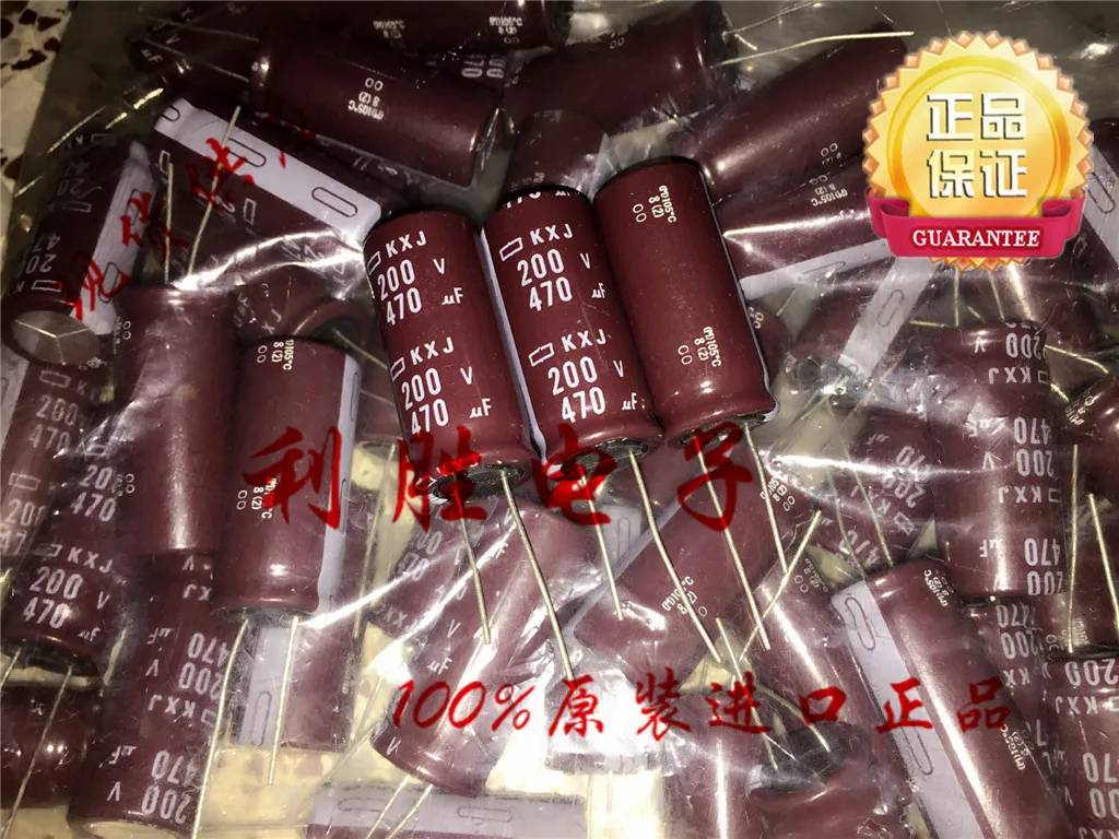5 шт./10 шт. оригинальный новый конденсатор 470 мкФ 200V NIPPON CHEMI-CON 200V470UF 18*40 KXJ высокая