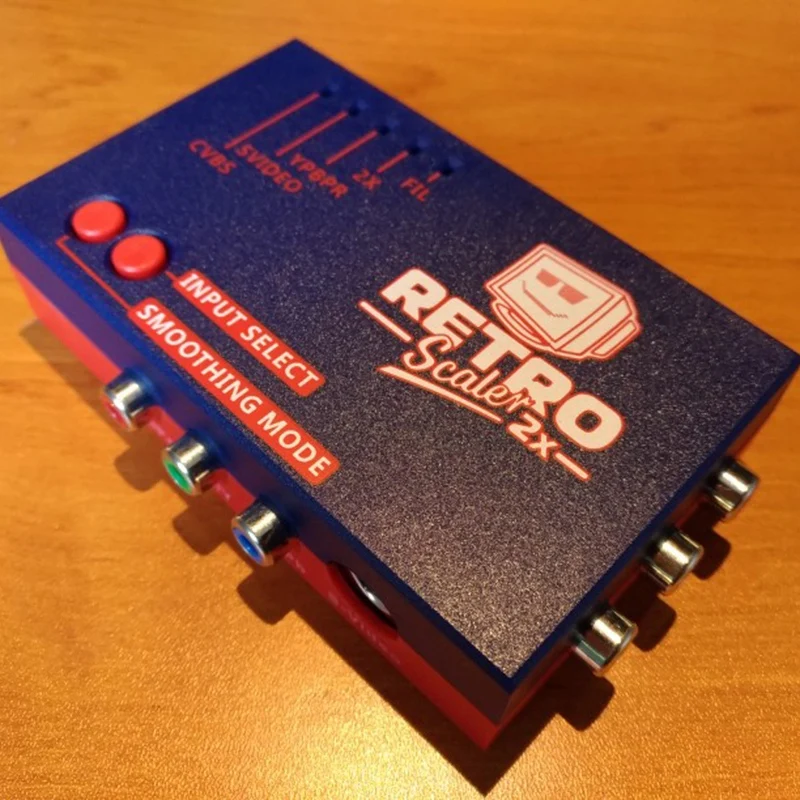 Для Retroscaler2X AV в HDMI конвертер и линейный Doubler для ретро игровых консолей Ps2/N64/Nes/Sega