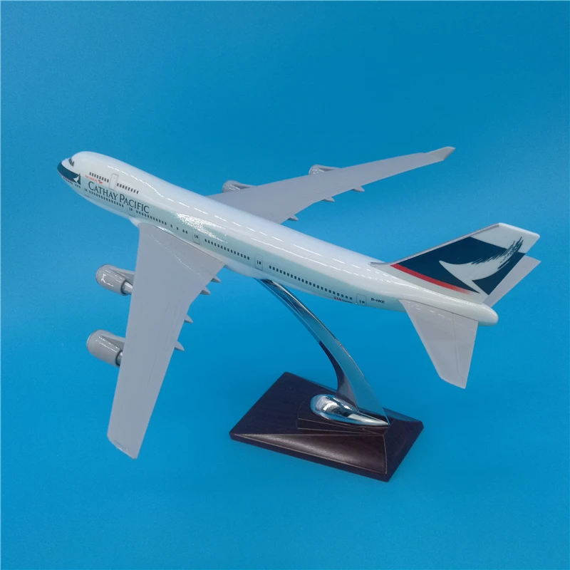 Boeing B747 32 см Hong kong CATHAY тихий авиалиний модель дыхательных путей игрушки самолет литой под давлением пластиковый сплав самолет подарок детская игрушка