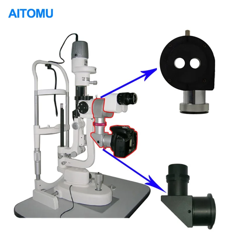 Beam Splitter Camera Adapter Compatible With Zeiss Leica Topcon Nidek Huvitz Haag-Streit Global Kans CSO Rodenstock Moller-Wedel |