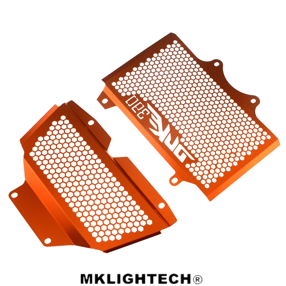 Mklighttech для KTM DUKE390 DUKE 390- алюминиевый мотоциклетный радиатор защитная решетка для водяного бака