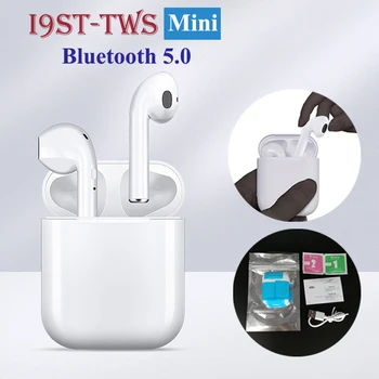 

i9s-t Tws Mini Earphone Wireless Bluetooth 5.0 Headphones Stereo Sports Earbuds Headset with Charging Box Mic For Smart Phone