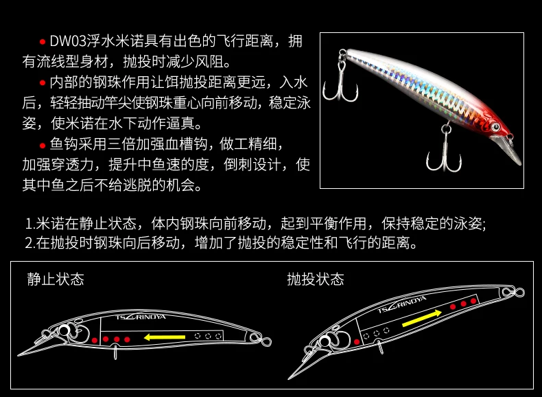 Trulinoya приманки Мино 110mm13g плавающий Мино приманка искусственная приманка морской окунь Topmouth, калтера, приманка