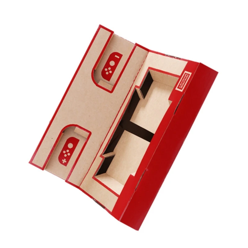 Foldable Cardboard DIY case Switch Stand Kit for Nintend toy-con Joy-con Play
