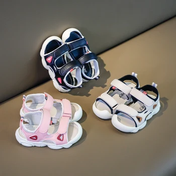 

Kids Sandals For Boys And Girls Summer Shoes Flat Light Weight Sole Children Sandals Thick Bottom fashion Sandal SXY009