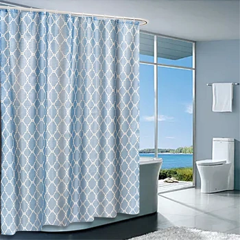 

Thickening Corolla Waterproof Shower Curtain Home Bath Bathroom Polyester Fabric#SXKQDF