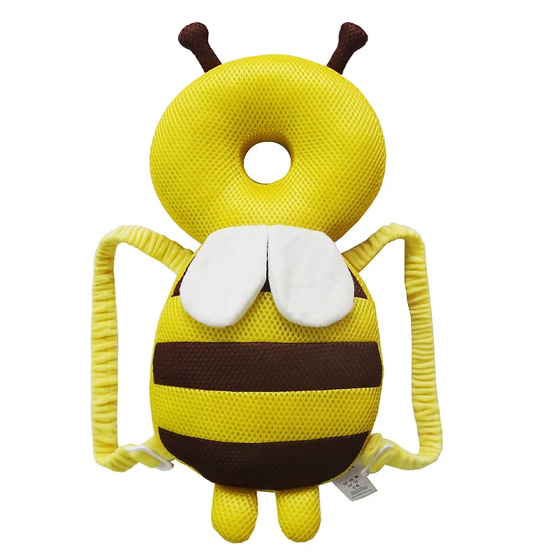 Newborn baby Walking Training Safety Protection pillow Learning Walking Nursing pad cartoon bee Head protection BackpackYTL009